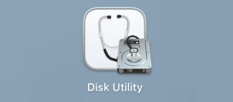 A screenshot of the Disk Utility icon on macOS.