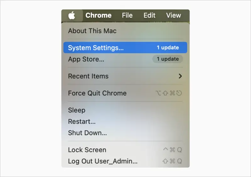 check system settings on Mac