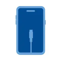 An icon of a charging cord.