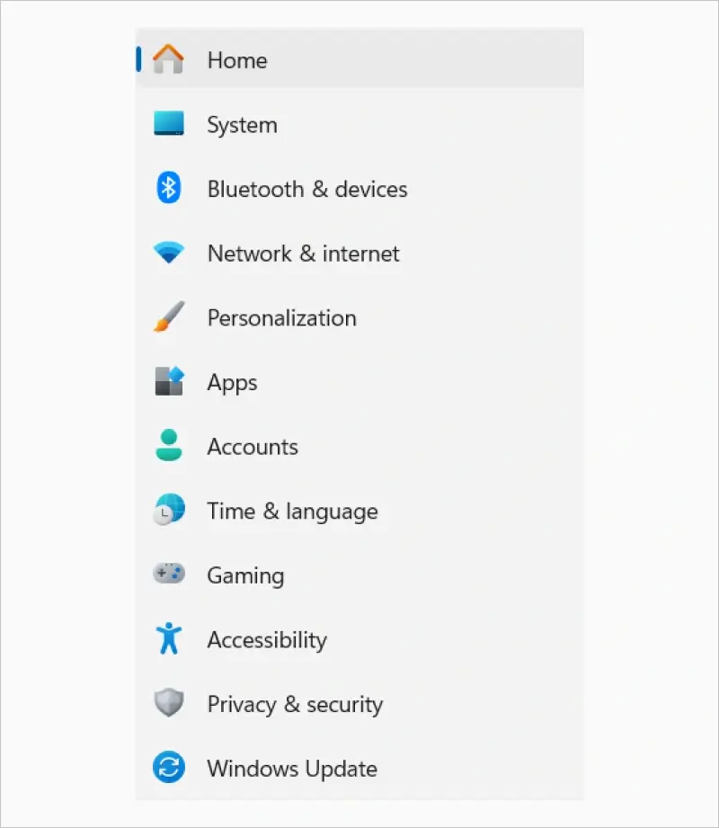 A screenshot showing the System option in the Settings menu.