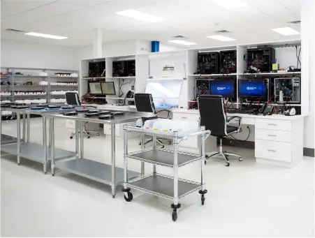 An image of a Class 10 ISO 4 cleanroom.